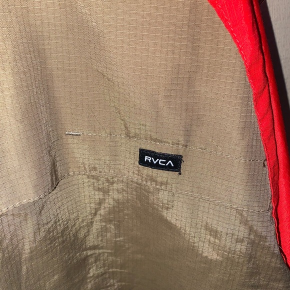 Men’s XL RVCA Colorblock Windbreaker/Raincoat - Picture 6 of 6